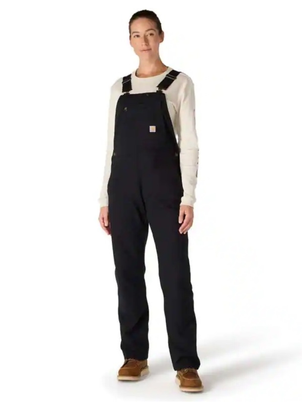 Carhartt Women's Black Bib Overalls Small
